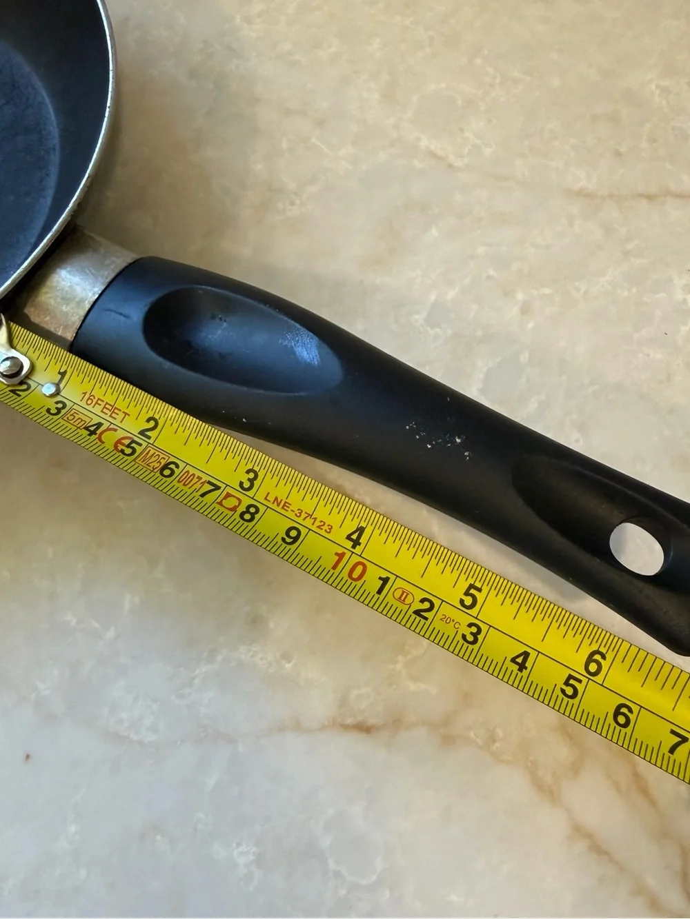 7” Nonstick Black Frying Pan with Comfortable Handle - Home Kitchen